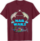 Narwhal Shirt Nar Wars Under The Sea T-Shirt - T-Shirt | Maroon