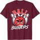 Ball Busters Bowling Couple Bowler Bowling Alley Bowler T-Shirt - T-Shirt | Maroon