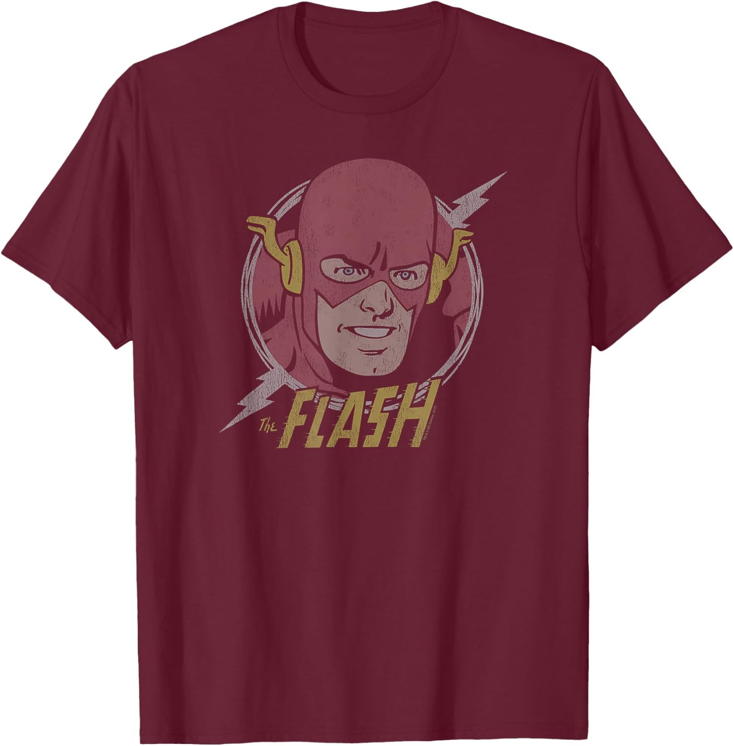 The Flash Vintage Voltage T-Shirt - T-Shirt | Maroon