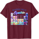 My Little Pony Group Shot Periodic Table of Equestria Small T-Shirt - T-Shirt | Maroon