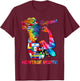 Women National Hispanic Heritage Month Hispanic All Flag T-Shirt - T-Shirt | Maroon