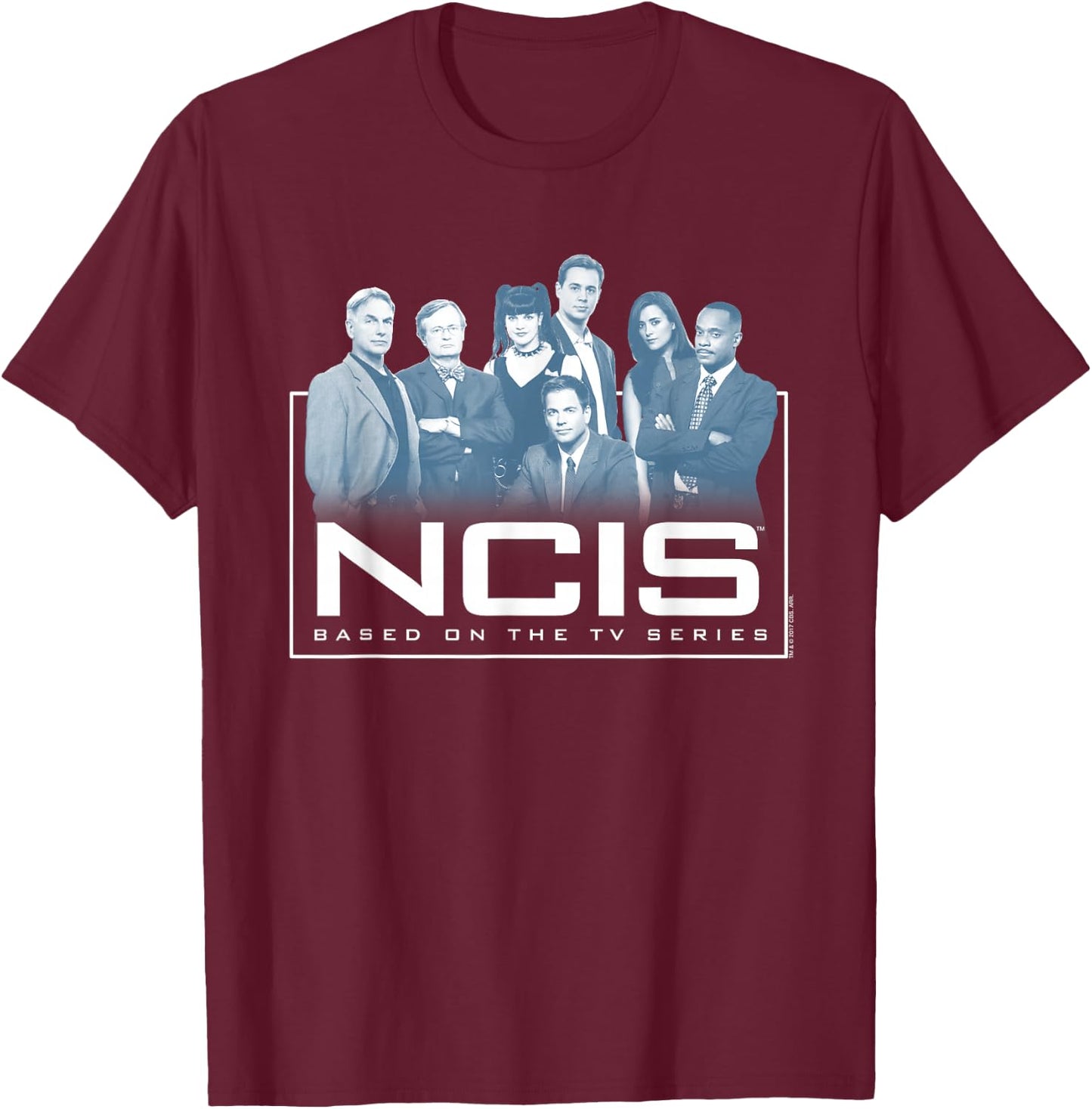 NCIS The Gangs All Here T-Shirt - T-Shirt | Maroon