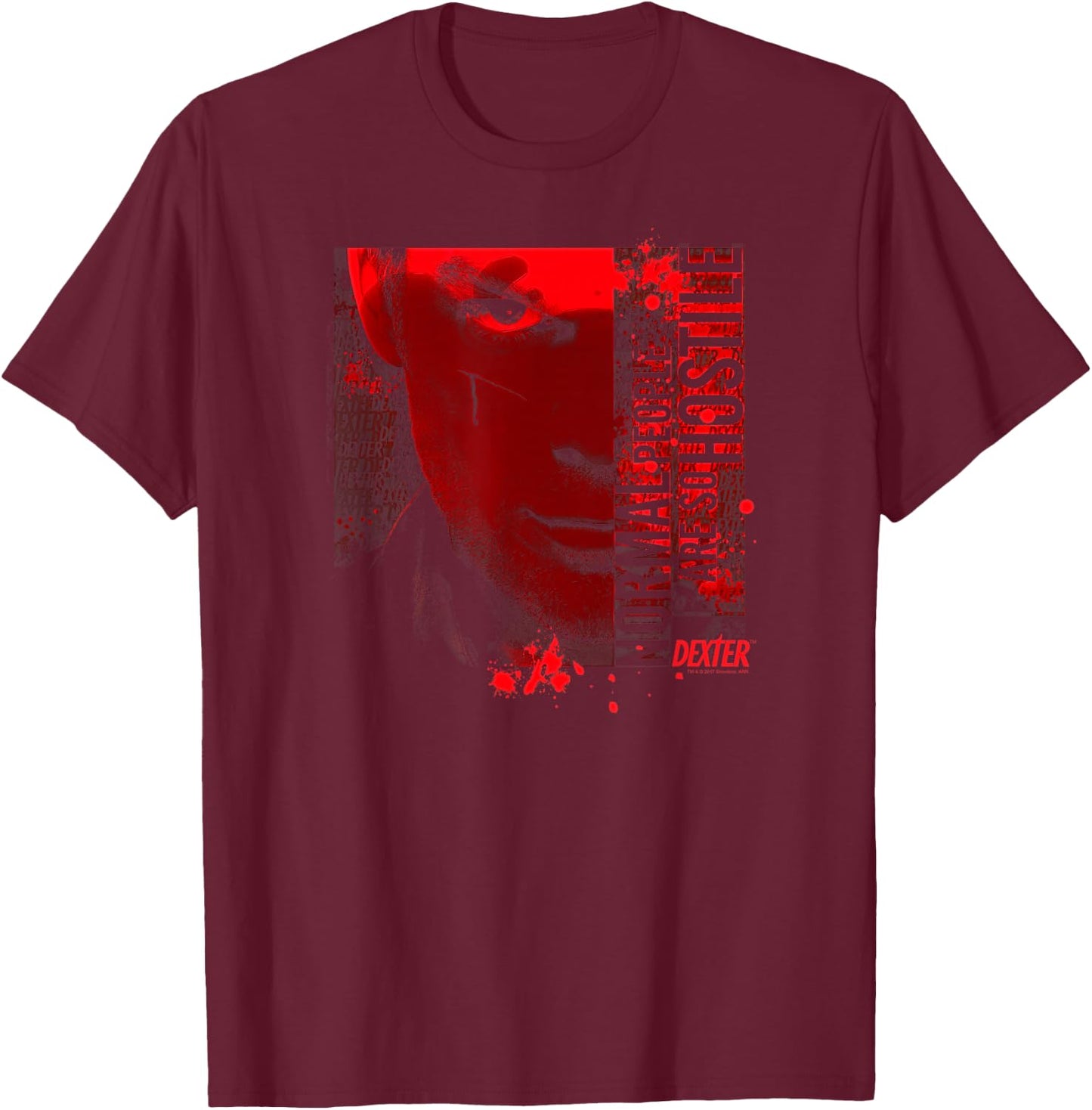 Dexter Normal T-Shirt - T-Shirt | Maroon