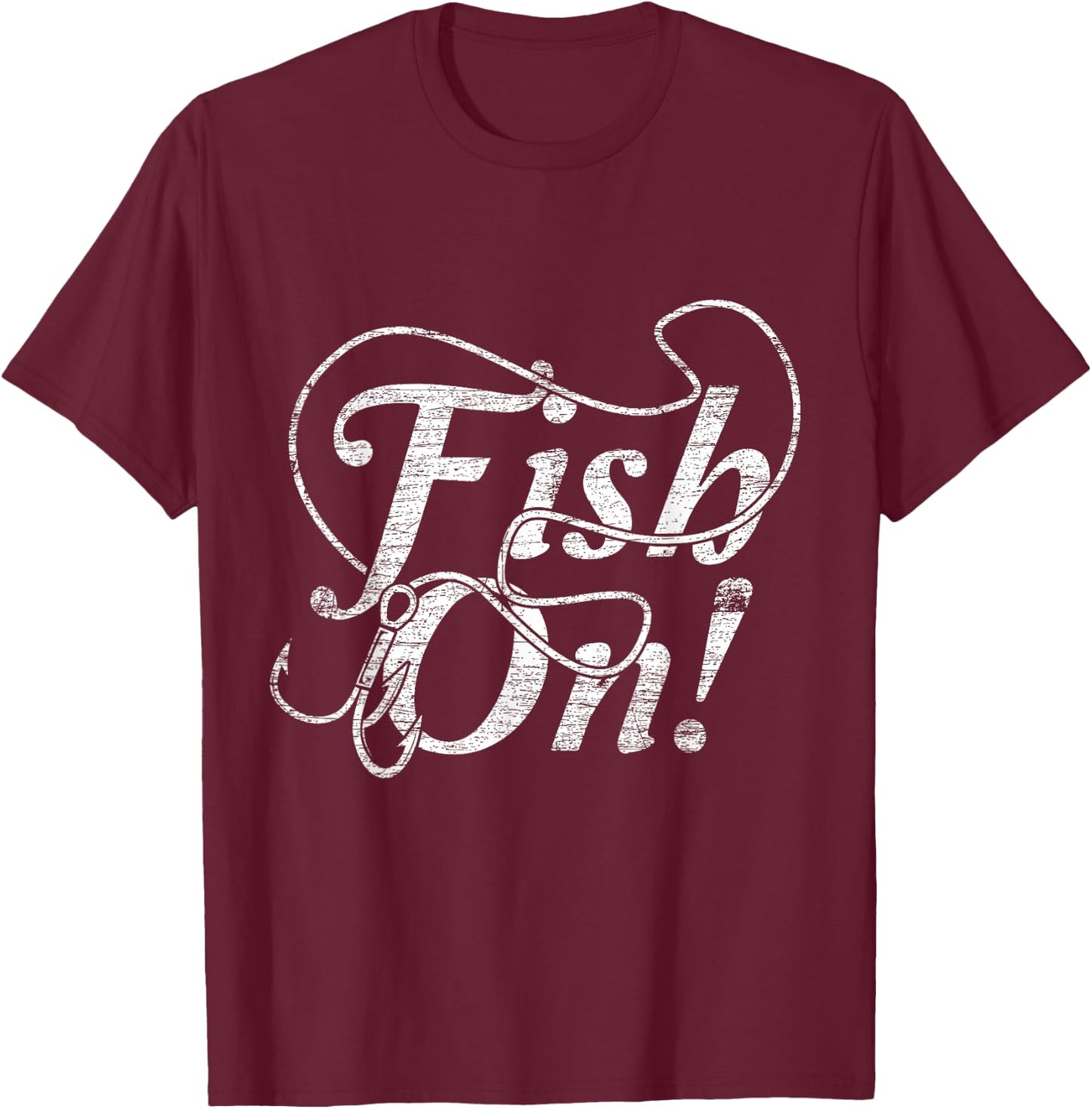 Continue fishing T-Shirt - T-Shirt | Maroon