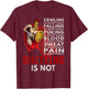 Spartans never quit Ancient Greece Warriors Sparta T-Shirt - T-Shirt | Maroon
