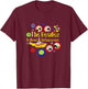 The Beatles - Yellow Submarinemarine Circles T-Shirt - T-Shirt | Maroon