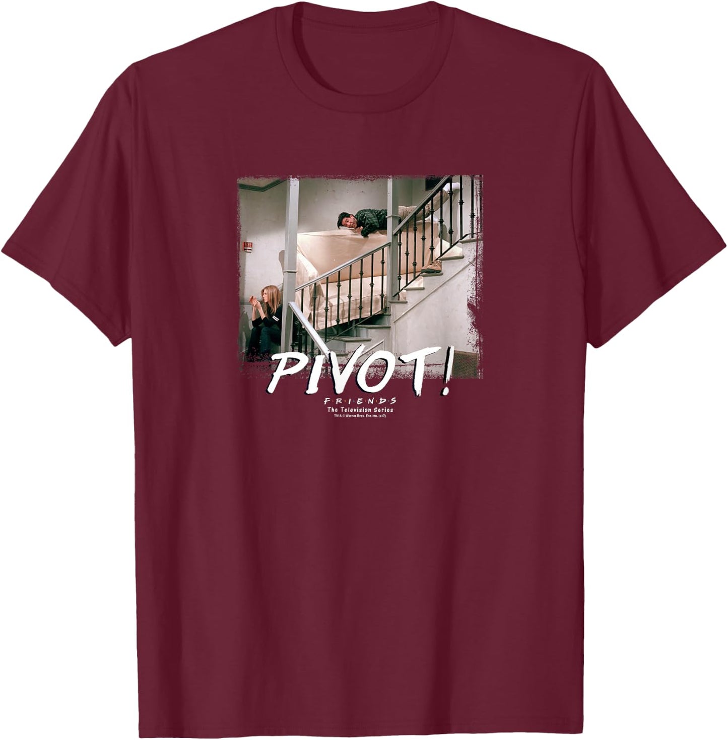 Friends Pivot T-Shirt - T-Shirt | Maroon