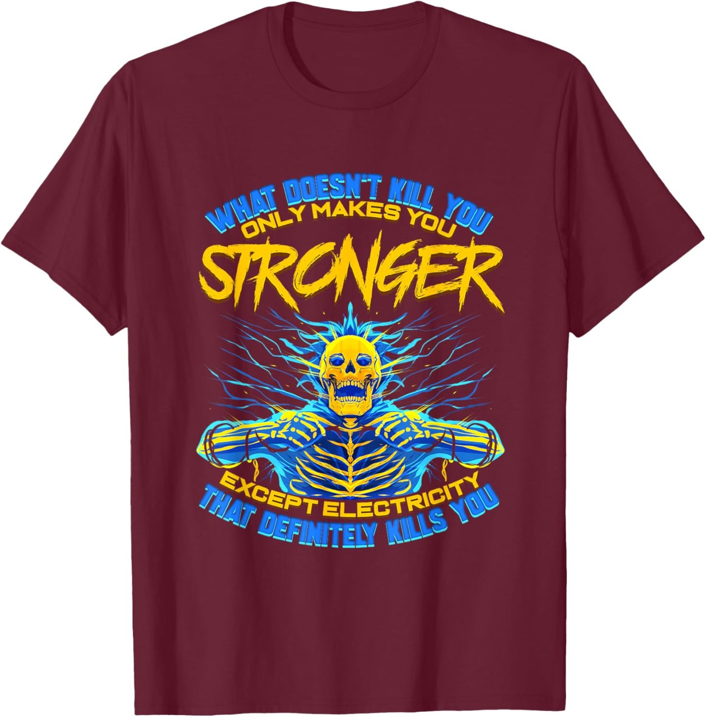 Electricians Gift electronics, craftsmen, technicians T-Shirt - T-Shirt | Maroon