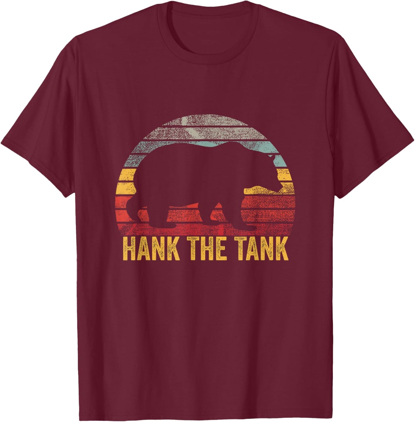 Hank the Tank T-Shirt - T-Shirt | Maroon