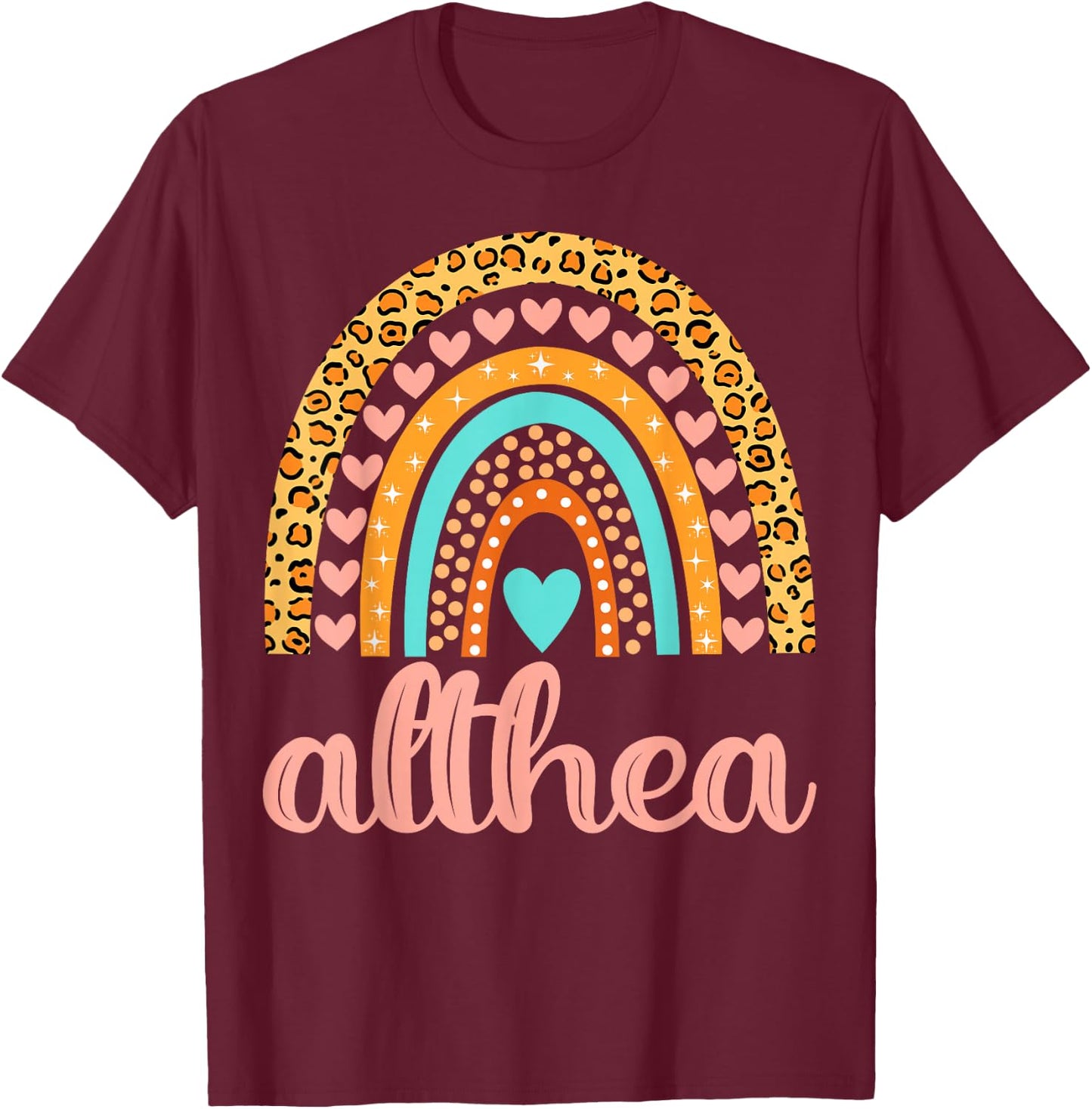 Althea Althea Name Birthday Shirt Gift T-Shirt - T-Shirt | Maroon