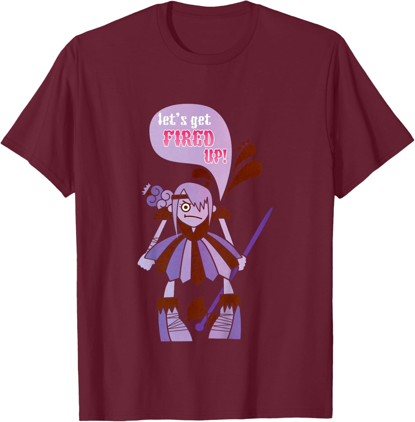 Kids DreamWorks' Dragons: Fired Up! Purple Astrid T-Shirt - T-Shirt | Maroon