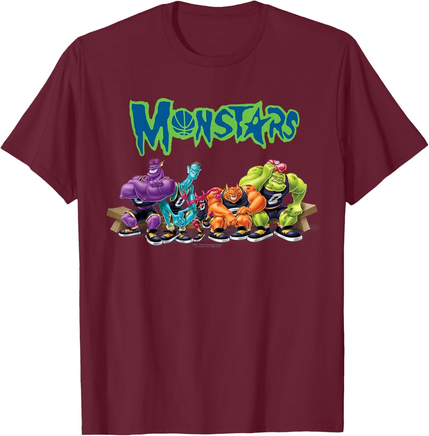 Space Jam Monstars Group T-Shirt - T-Shirt | Maroon