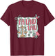 FA Law Law Lawyer Coquette Christmas Santa Judge Xmas Pajama T-Shirt - T-Shirt | Maroon