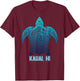 Kauai Hawaii Tribal Sea Turtle Hawaii Surfer Diving T-Shirt - T-Shirt | Maroon