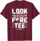 Golf 40Th Birthday Pun Vintage Look Who’S Fore T-Shirt - T-Shirt | Maroon