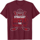 Straight Outta The Penalty Box Hockey Player Gift Hockey T-Shirt - T-Shirt | Maroon