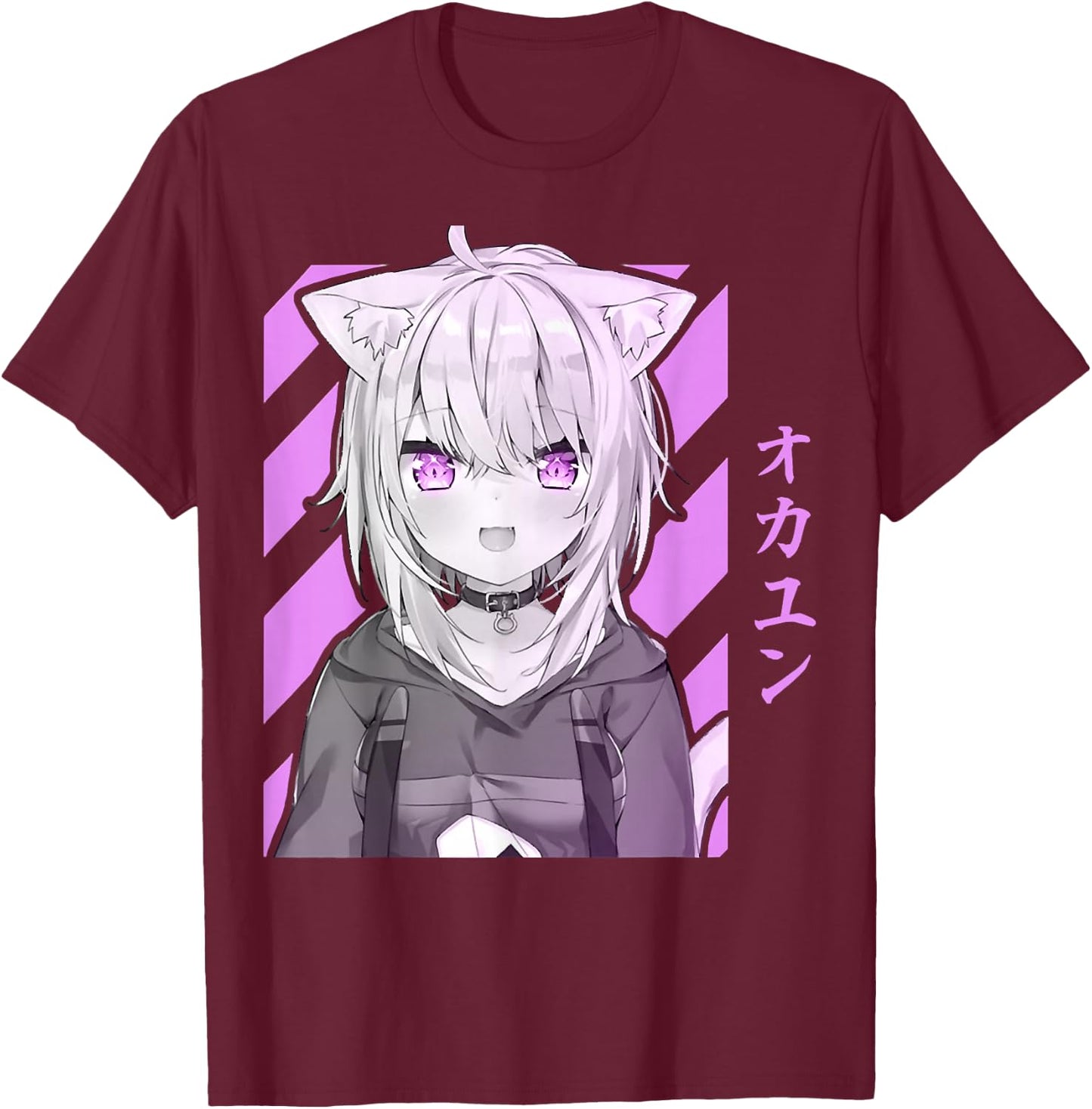 Nekomata T-Shirt - T-Shirt | Maroon