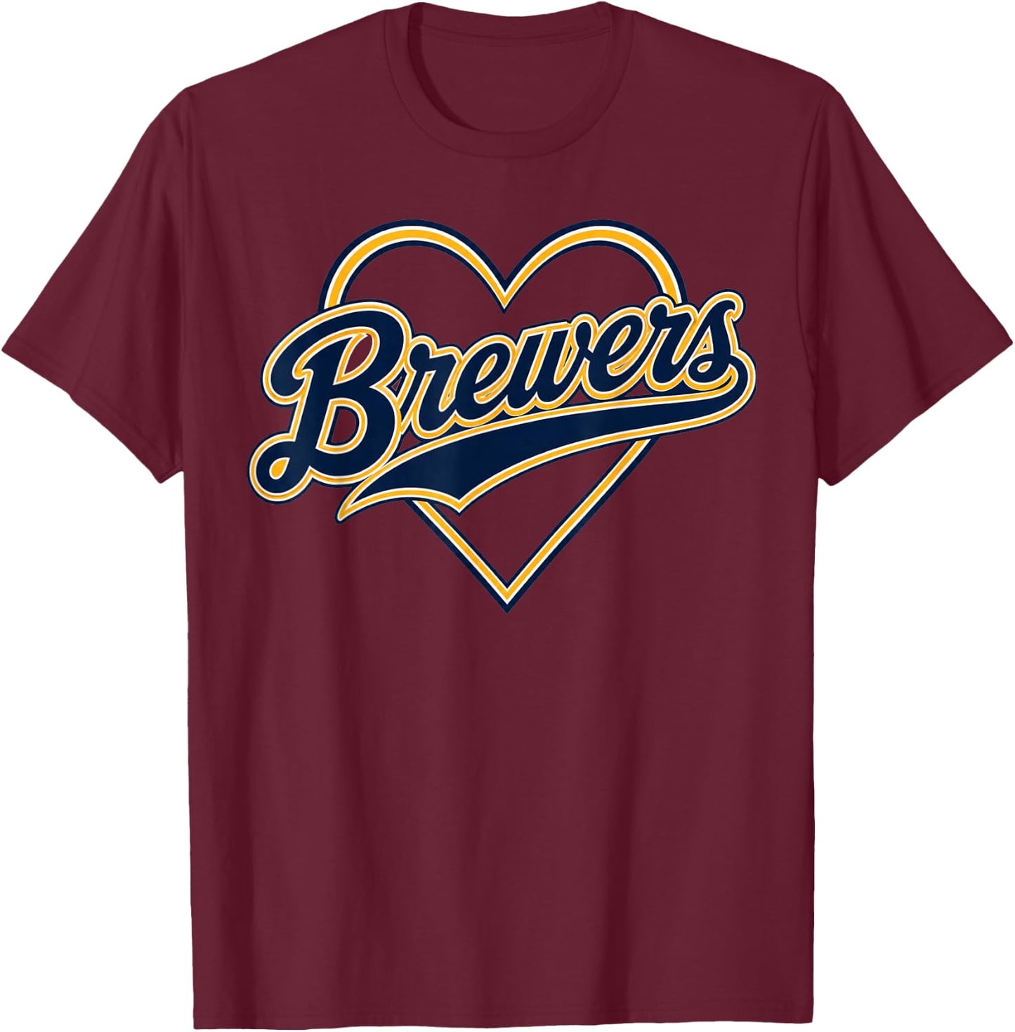 Vintage Brewers Retro Classic Gifts Women Kids T-Shirt - T-Shirt | Maroon