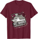 Just Married 2025 Wedding Rings Matching Couple Newlyweds T-Shirt - T-Shirt | Maroon