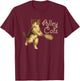 Cute, Funny Alley Cats Tennis T-Shirt - T-Shirt | Maroon