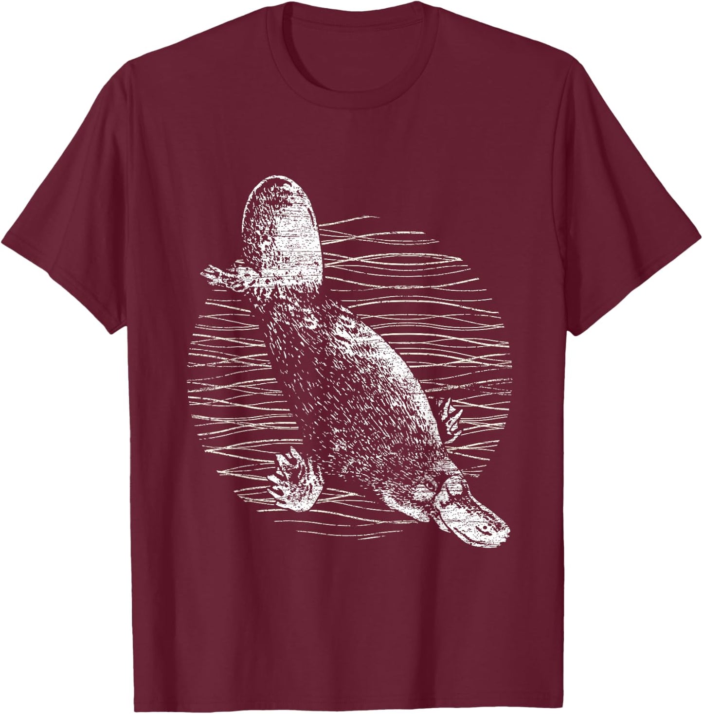 Platypus T-Shirt - T-Shirt | Maroon