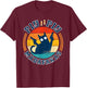 Piu Piu Pew Madafakas Novelty Funny Cat Vintage T-Shirt - T-Shirt | Maroon