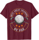 Best Great Grandpa By Par Golf Lover Sports Fathers Day Gift T-Shirt - T-Shirt | Maroon