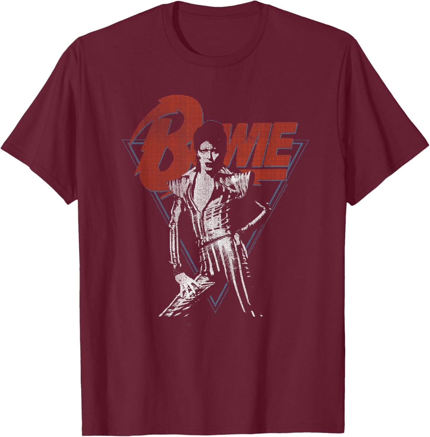 David Bowie - Pose T-Shirt - T-Shirt | Maroon