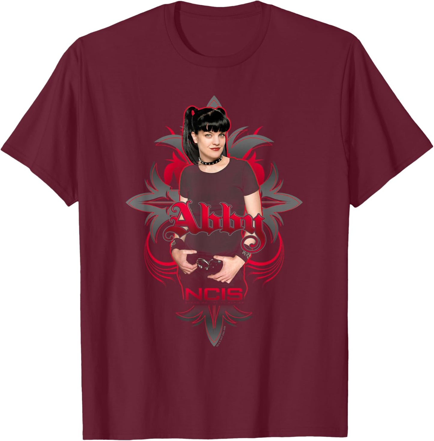 NCIS Abby Gothic T-Shirt - T-Shirt | Maroon