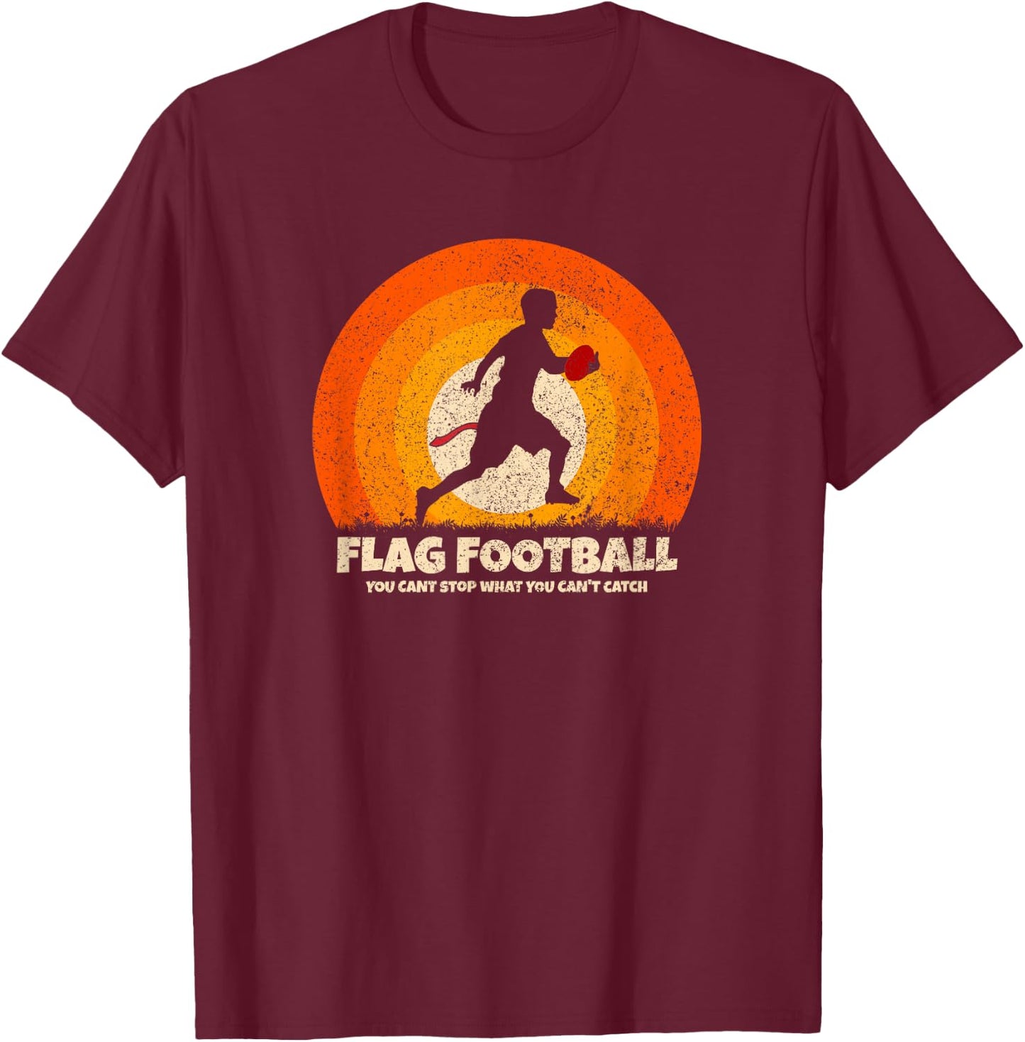 Flag Football T-Shirt - T-Shirt | Maroon