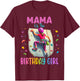 Rock Climbing Indoor Game Birthday Party Girl Matching Group T-Shirt - T-Shirt | Maroon