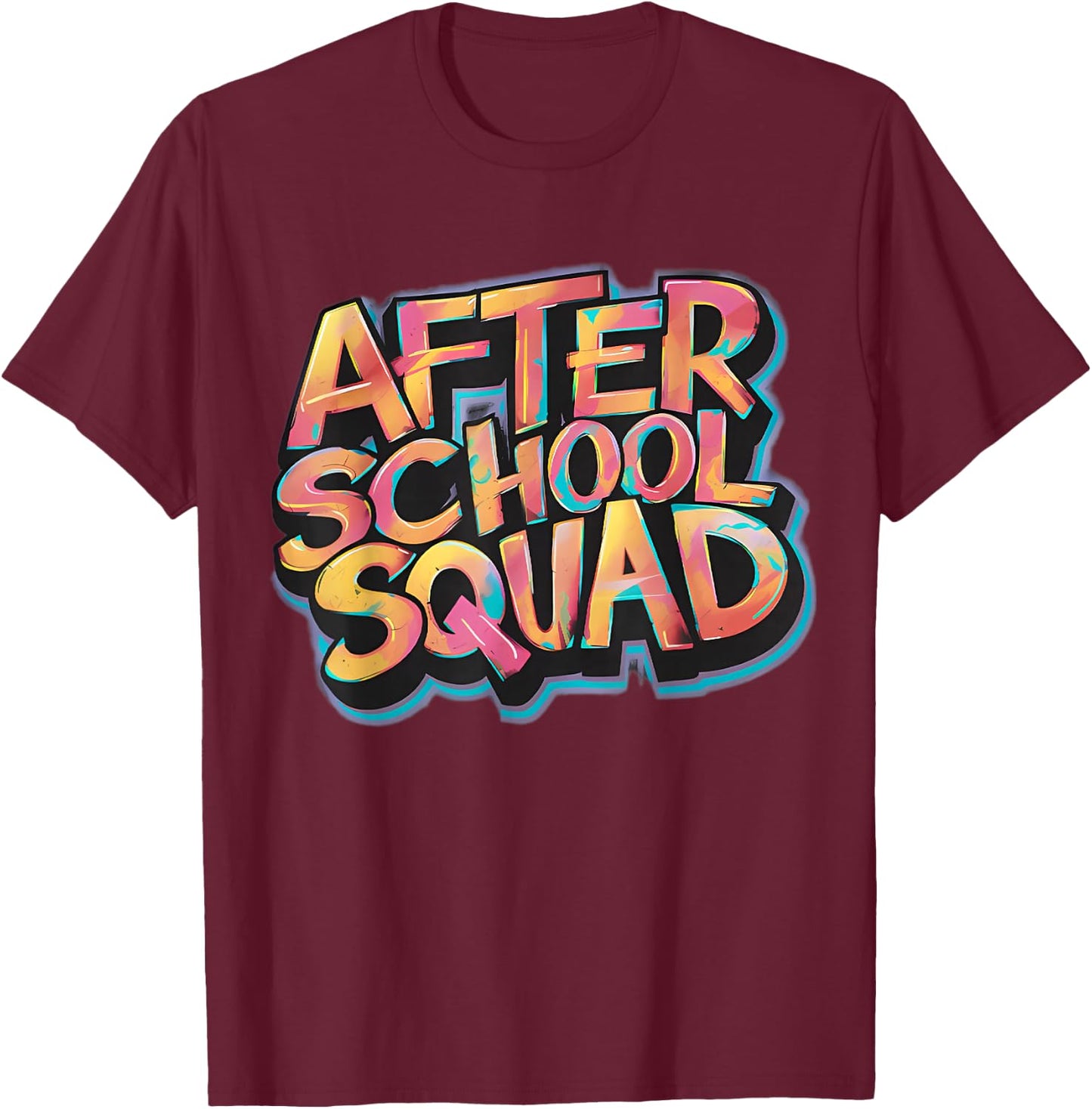 After School Squad T-Shirt - T-Shirt | Maroon