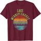 Lake Winnipesaukee Camping Wilderness - Nature Lakes T-Shirt - T-Shirt | Maroon