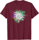 80's and 90's Style Dance Disco Ball T-Shirt - T-Shirt | Maroon