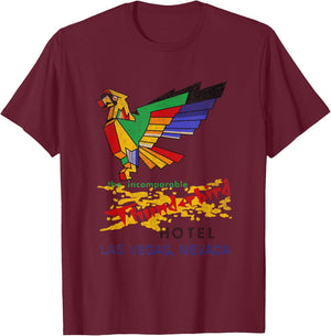 Vintage Thunderbird Hotel and Casino Las Vegas T-Shirt - T-Shirt | Maroon