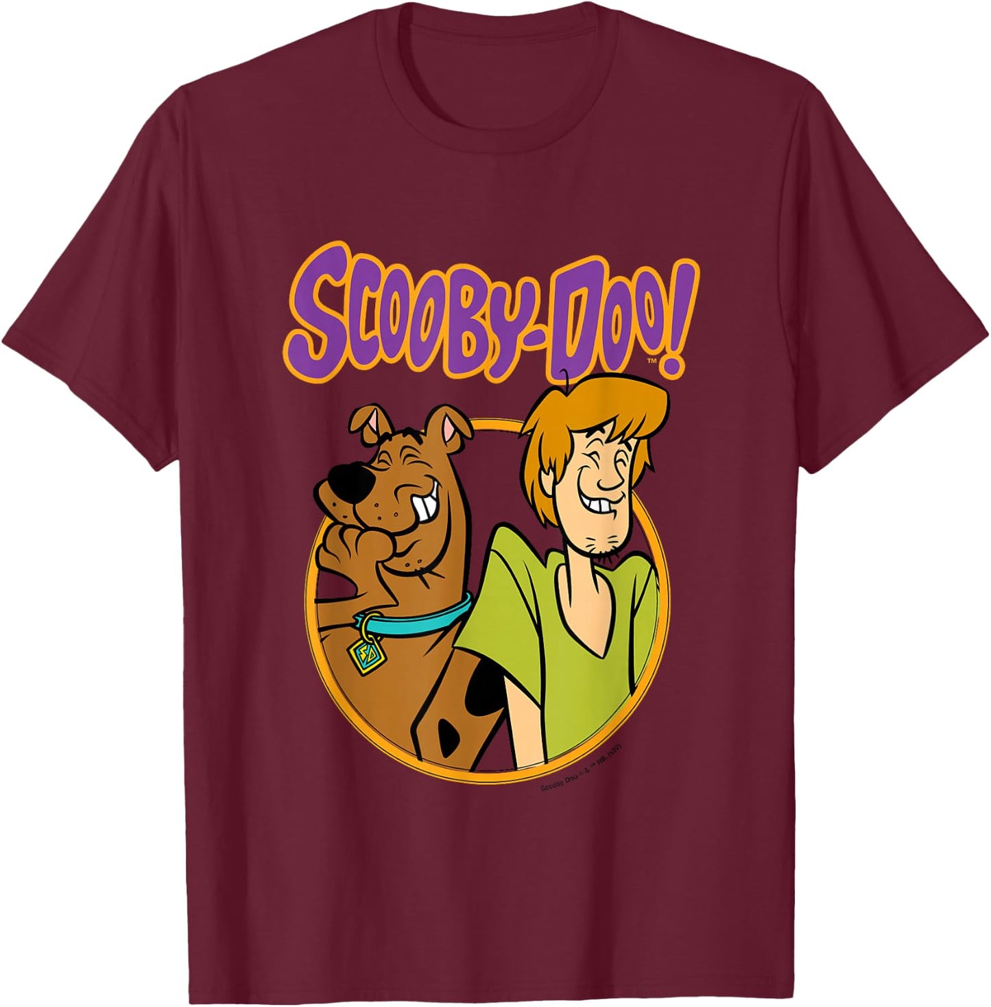 Scooby and Shaggy Giggling T-Shirt - T-Shirt | Maroon
