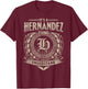 It's A HERNANDEZ Thing You Wouldn't Understand Name Vintage T-Shirt - T-Shirt | Maroon