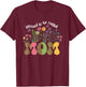 Blessed to Be Called Mom Floral Wildflower Mothers Day T-Shirt - T-Shirt | Maroon