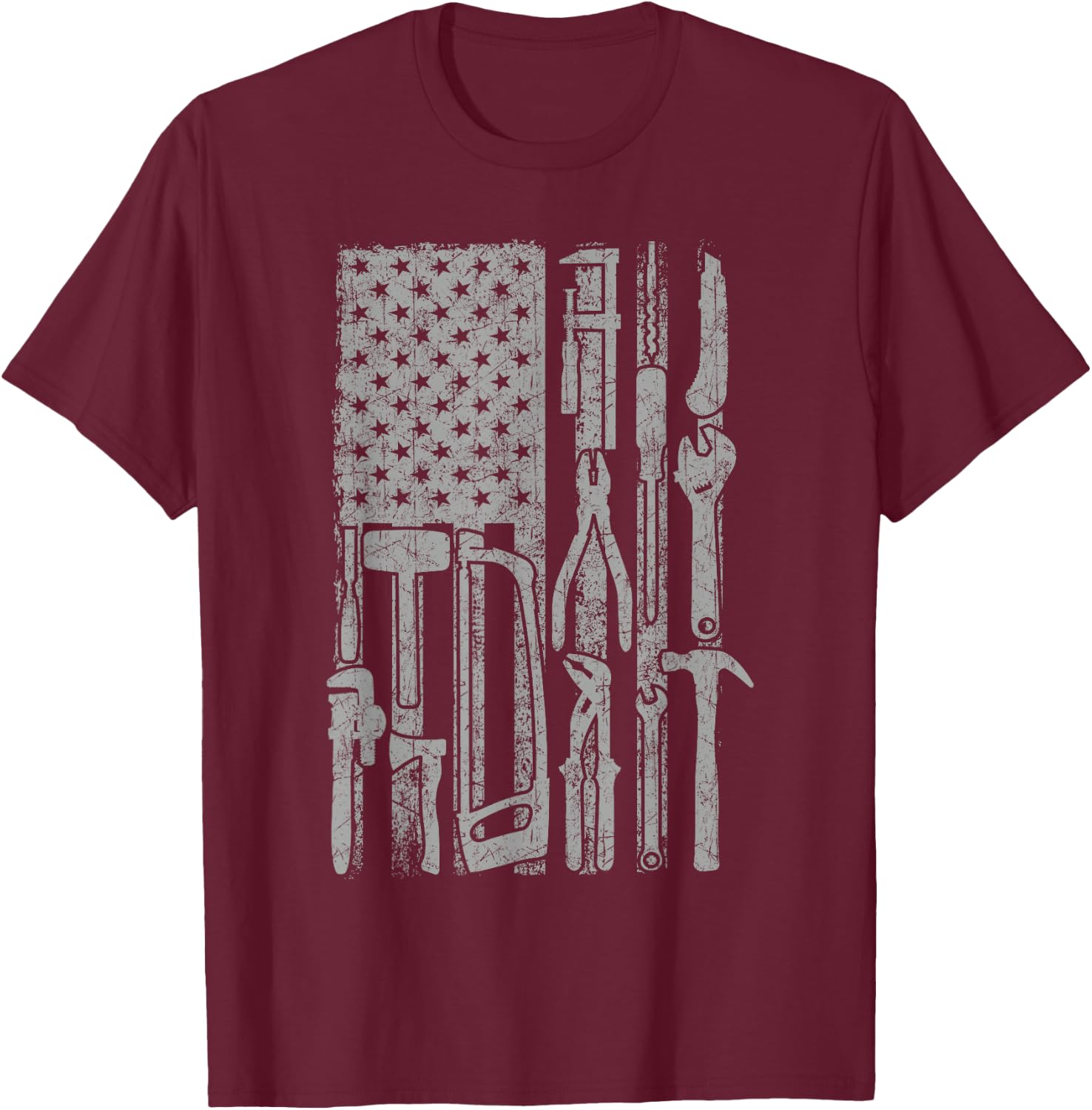 Funny Woodworker, Handyman, Carpenter, Repairman, Craftsman T-Shirt - T-Shirt | Maroon