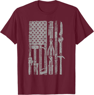 Funny Woodworker, Handyman, Carpenter, Repairman, Craftsman T-Shirt - T-Shirt | Maroon