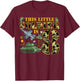 8 Years Old Soldier Birthday Boy 8th Birthday Camo T-Shirt - T-Shirt | Maroon