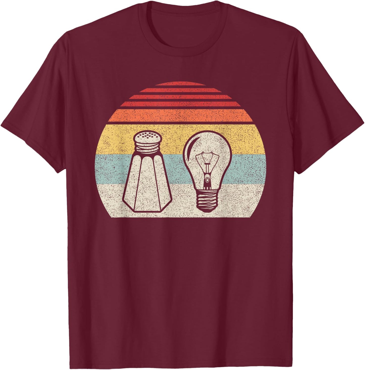 Retro Salt & Light Be Ye Salt Christ T-Shirt - T-Shirt | Maroon
