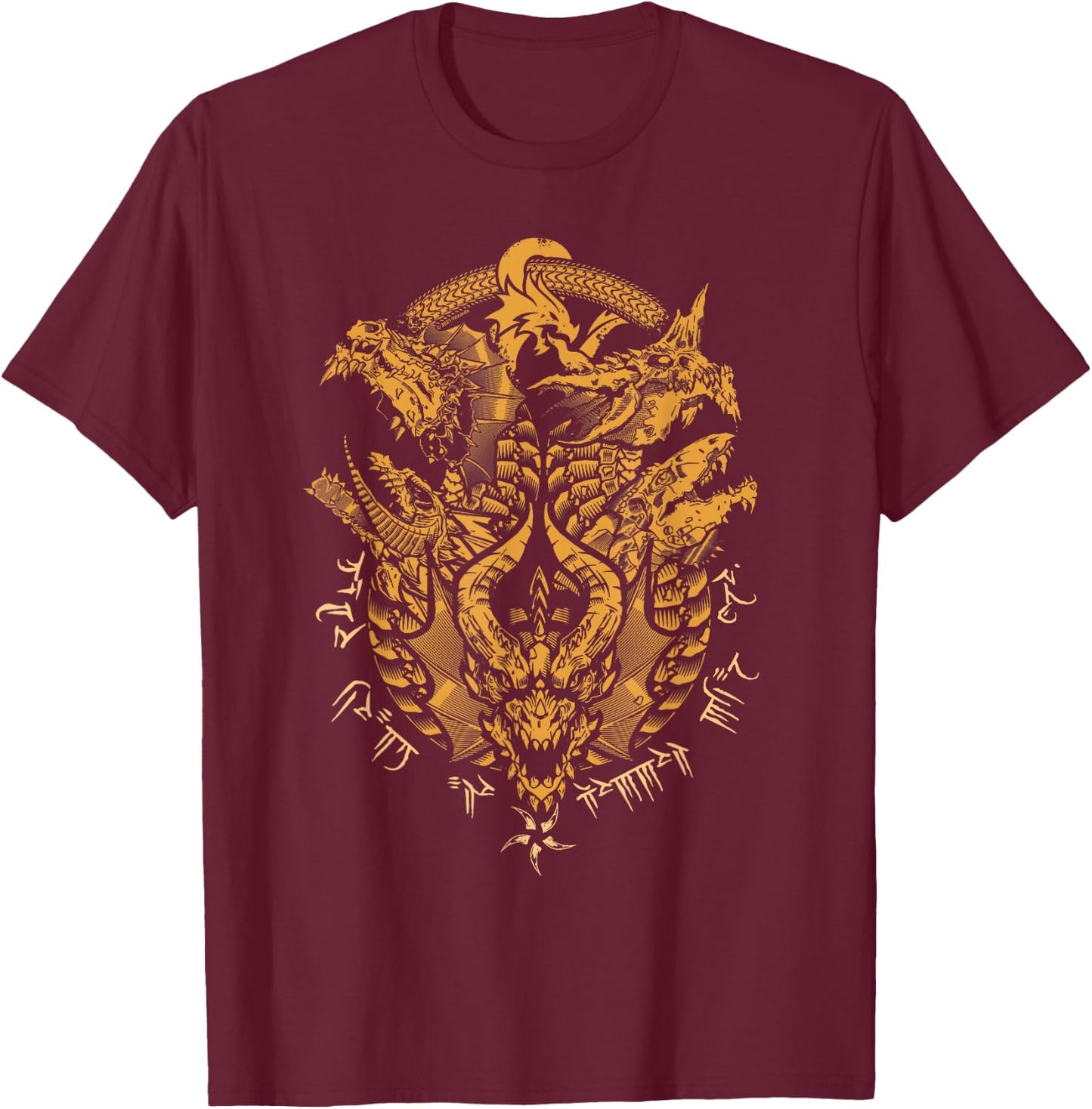 Dungeons & Dragons Dragon Tyranny Small T-Shirt - T-Shirt | Maroon