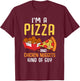 Im A Pizza And Chicken Nuggets Kind Of Guy Chicken Nugget T-Shirt - T-Shirt | Maroon