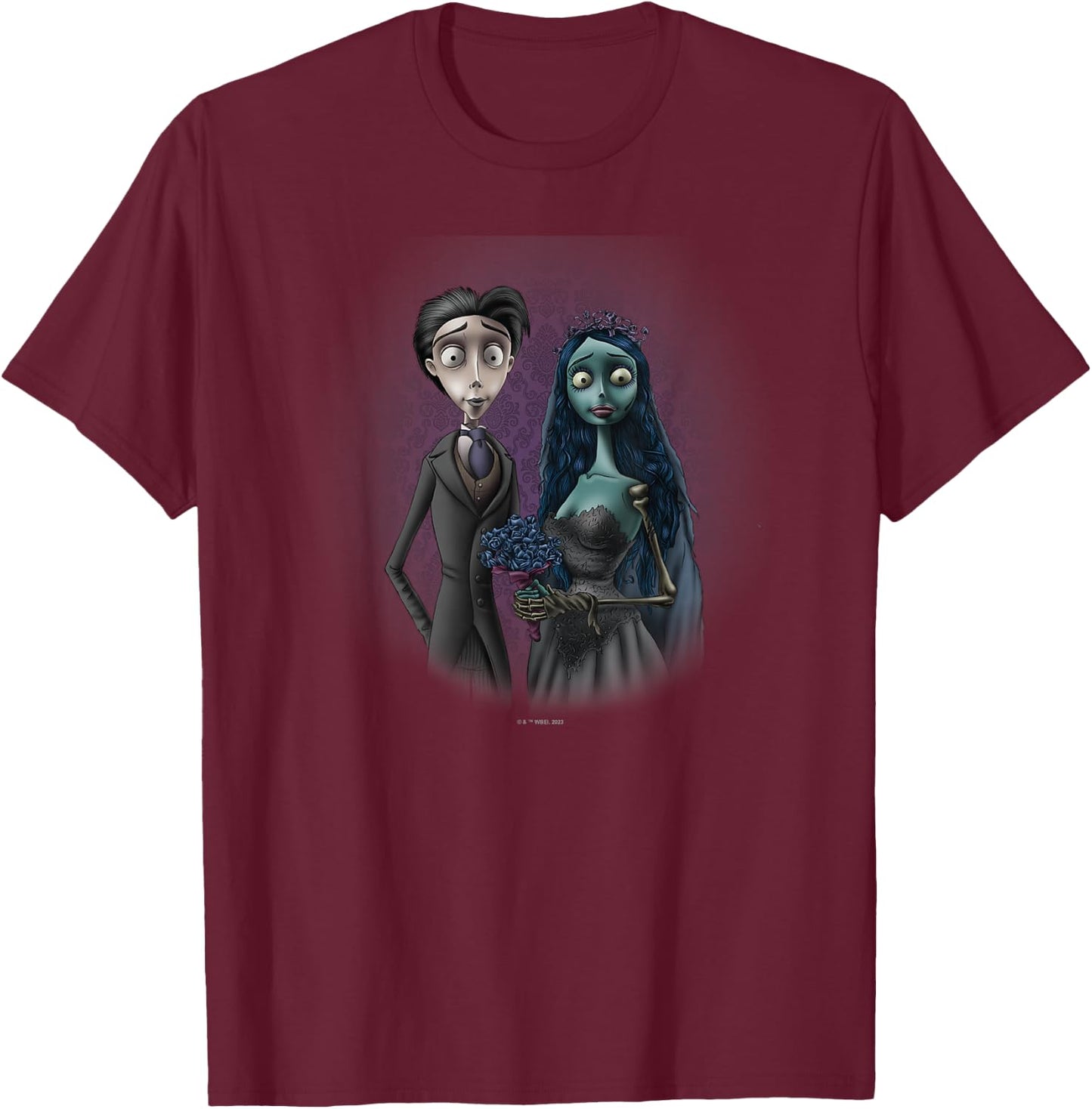 Corpse Bride - Couple T-Shirt - T-Shirt | Maroon