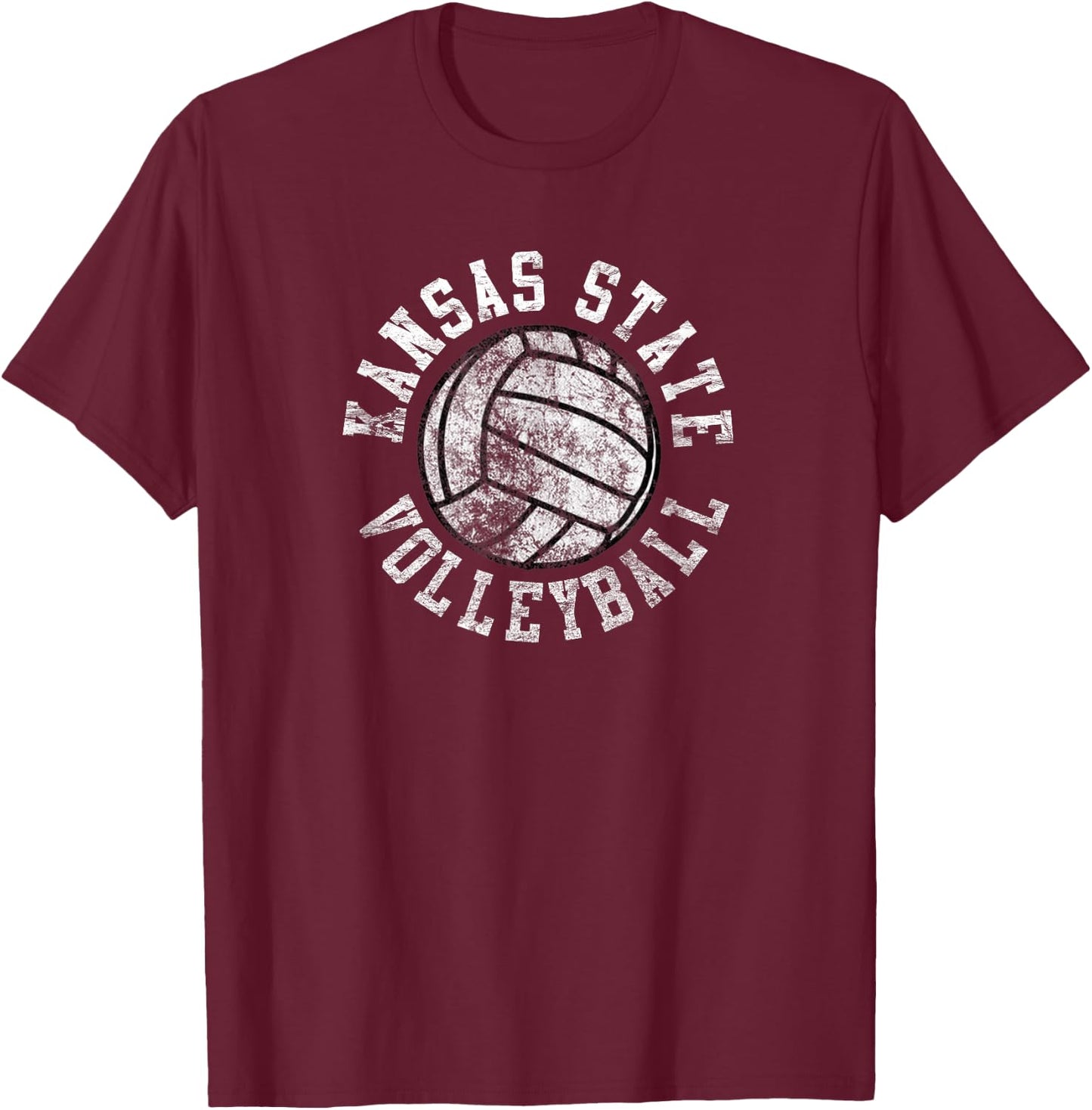 Kansas State Volleyball T-Shirt - T-Shirt | Maroon
