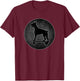 Skateboard Doberman Pinscher Gifts And Boys Dog T-Shirt - T-Shirt | Maroon