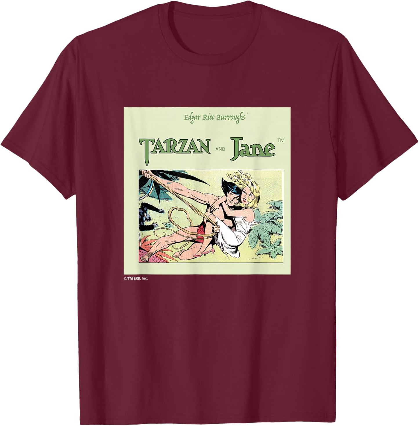 Tarzan and Jane T-Shirt - T-Shirt | Maroon