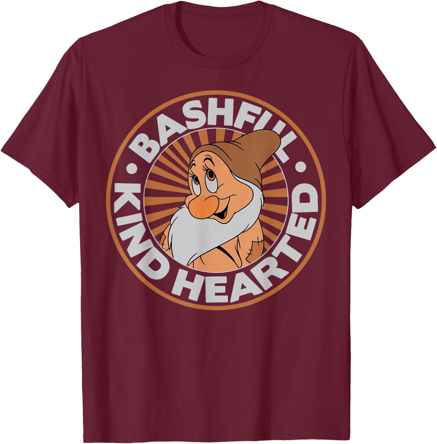 Disney Snow White Bashful Kind Hearted Graphic T-Shirt - T-Shirt | Maroon