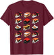 Sushi Beagle Funny T-Shirt - T-Shirt | Maroon